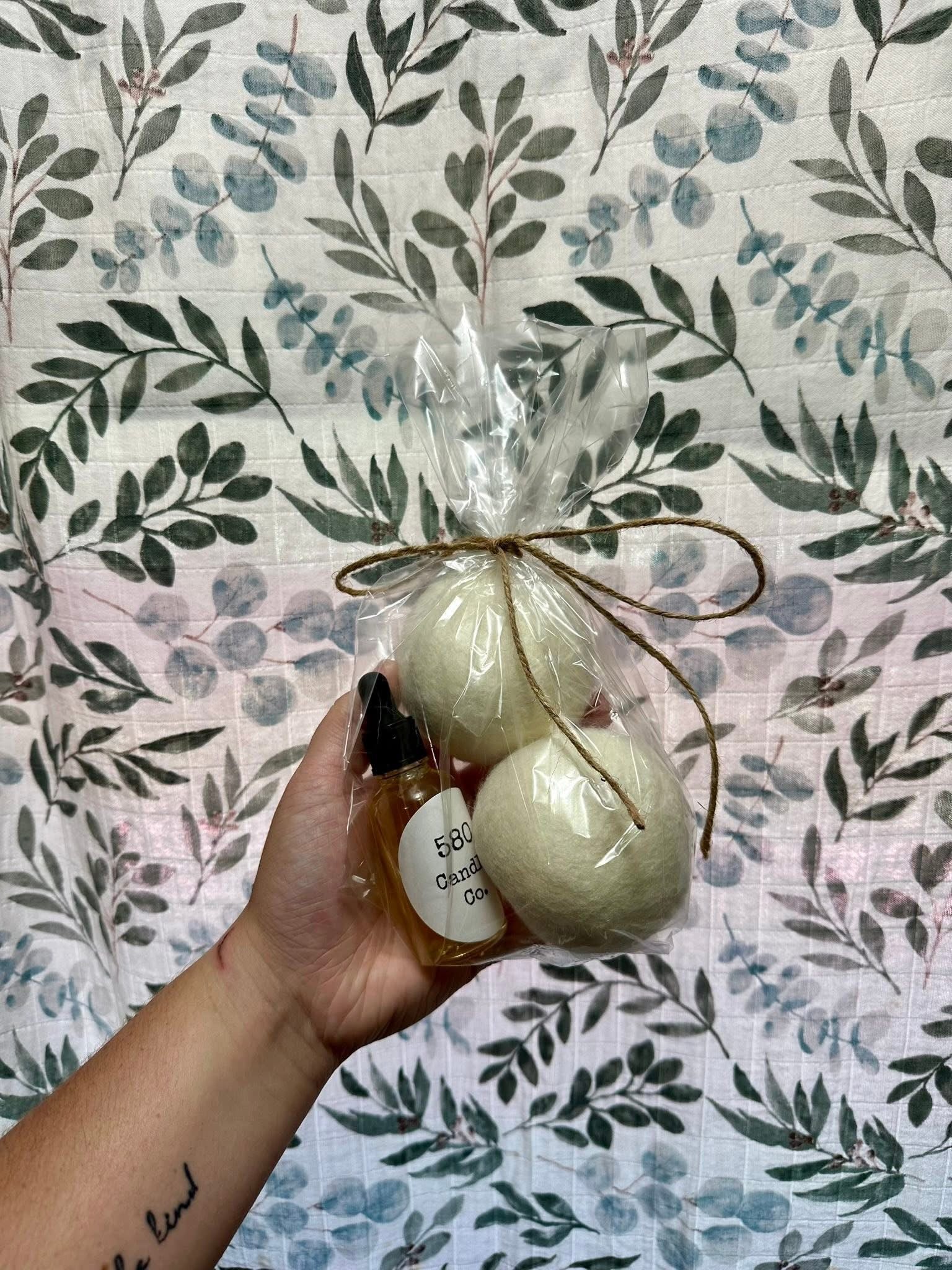 Dryer Balls & Oil Set